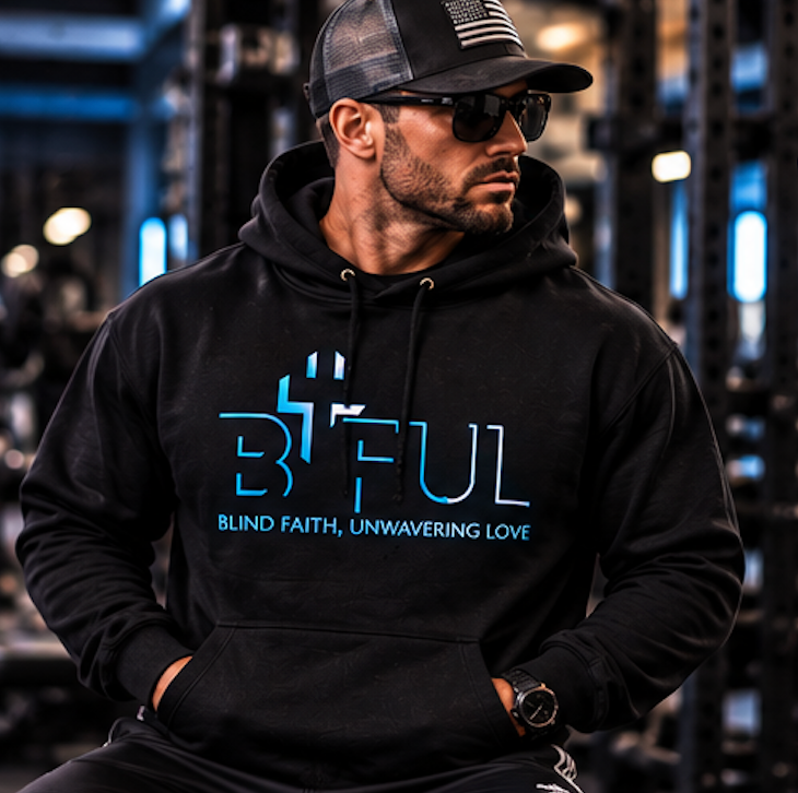 BFUL Signature Hoodie — Blind Faith, Unwavering Love